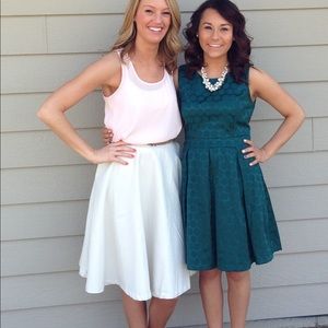 White Midi Skirt
